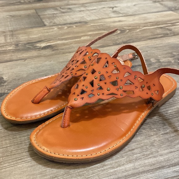 Rock & Candy Cognac Sandals - Picture 4 of 4